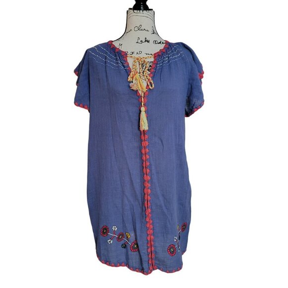 Banjara Bohemian Summer Dress with Pockets - Size Small - Picture 1 of 11